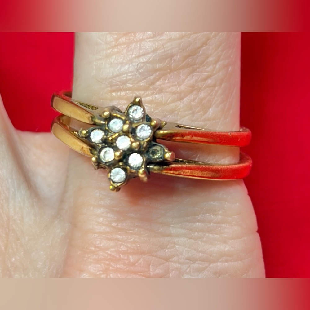 Vintage Avon Flip Ring Reversible Size 9.75 READ - Picture 3 of 5